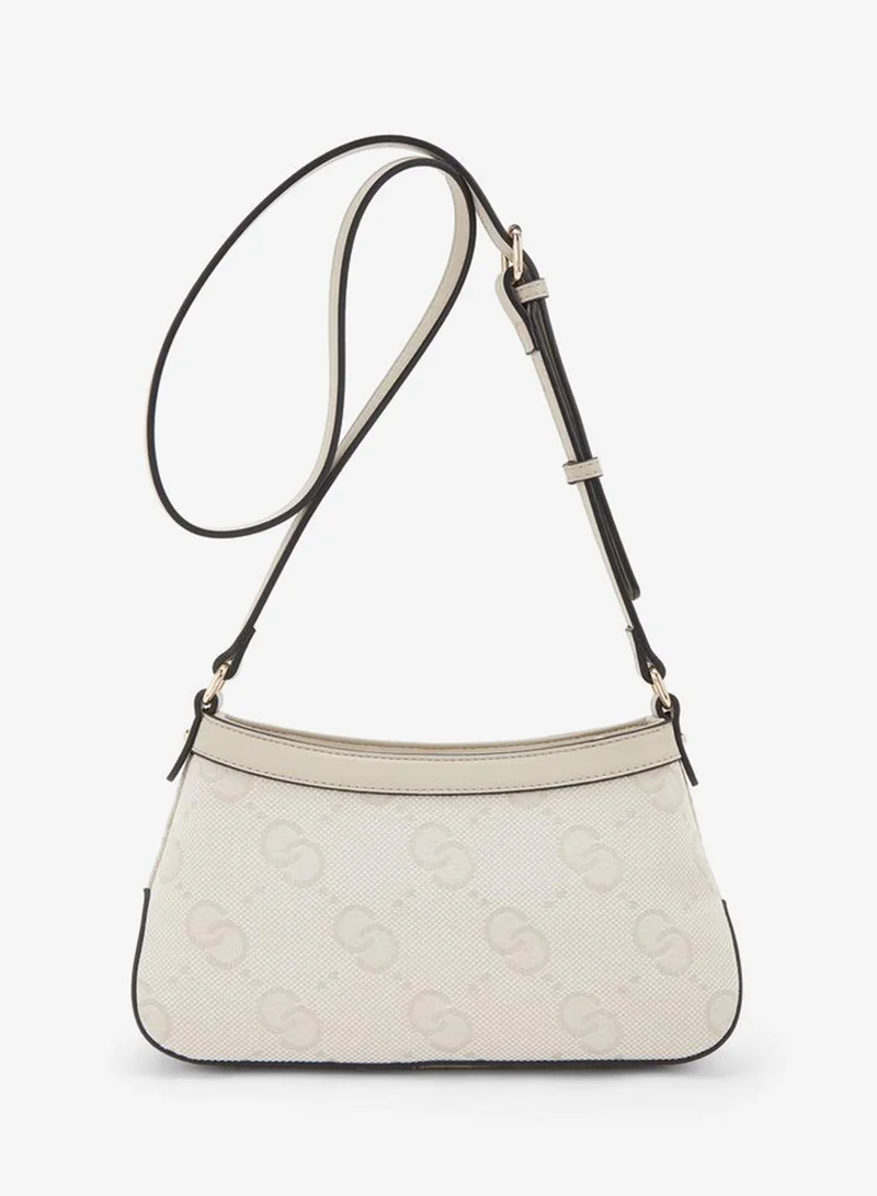 Celeste BEIGE Textured Crossbody Bag With Adjustable Strap for Women | Best Price UAE