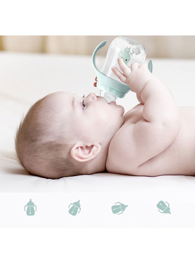 Leak Proof Mug Baby Straw Mug Baby Kids Mug Tritan with Handle Sippy Cup Baby Mug No Spill 300ml (Maximum Scale Capacity 300ml) Hydration Light Nursery Baby Shower Gift (240ml, Pink) - Image 4