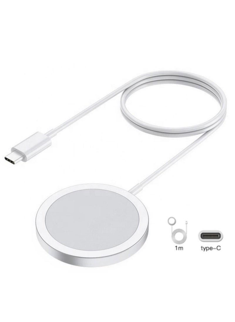Black Tiger - 15W Charger wireless iPhone 14 / 13 / 11 / 12 Pro Max supports fast charging Type-C output - Image 1