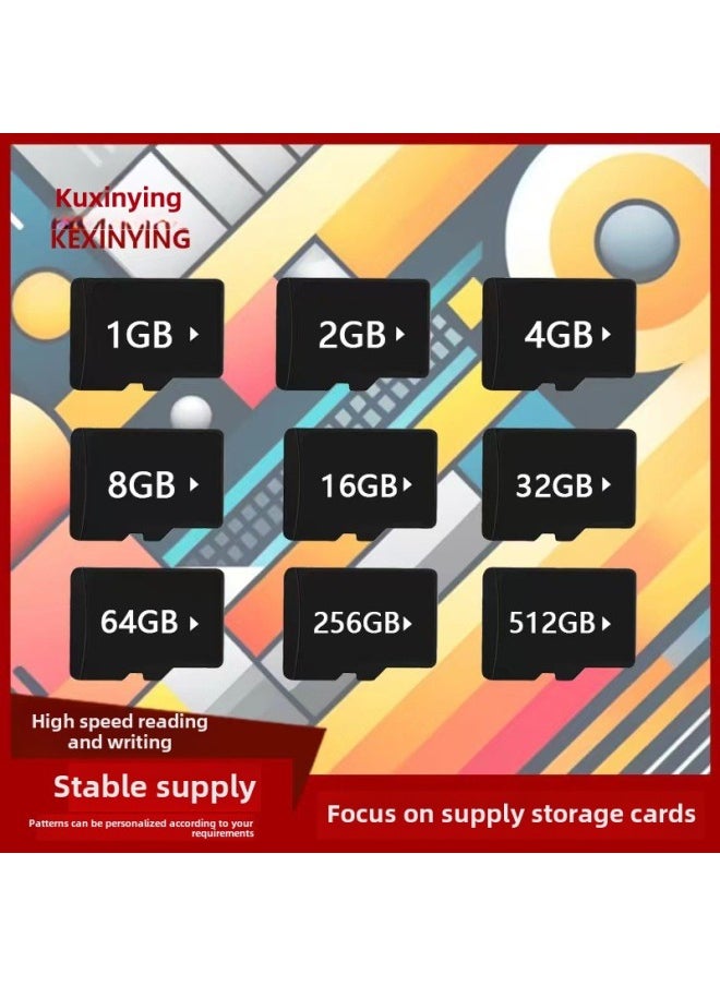 Generic - Manufacturers Memory Card 8GSD Card 16GTF Card Surveillance Camera 32g Driving Recorder 128g Memory Card-Capacity:16gb-c10 High Speed Version - Image 1