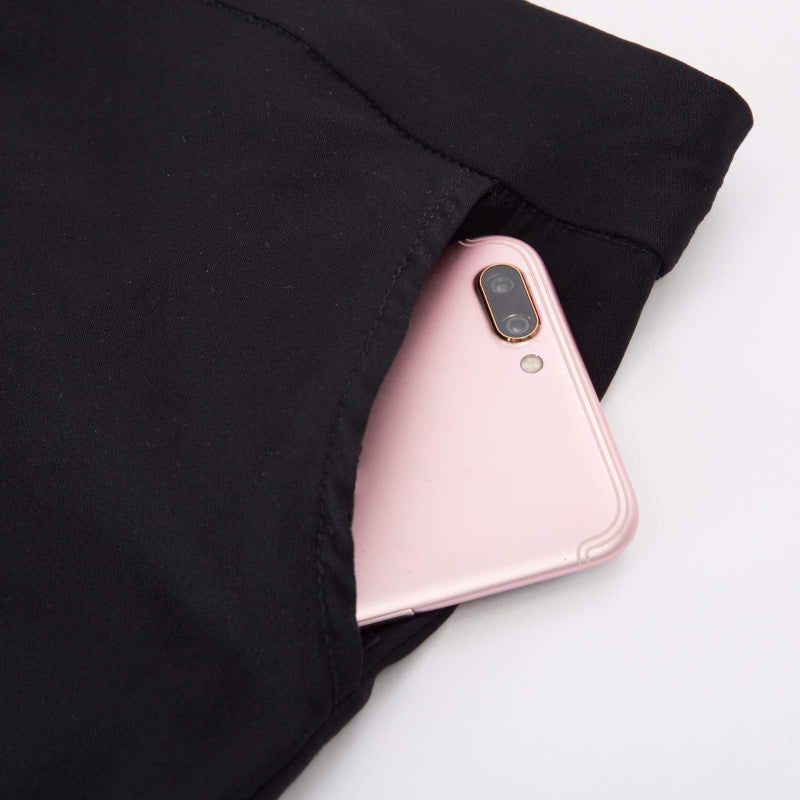 Kate Kasin Wear to Work Pencil Skirt for Women Stretchy High Waist Black, Medium - Image 4