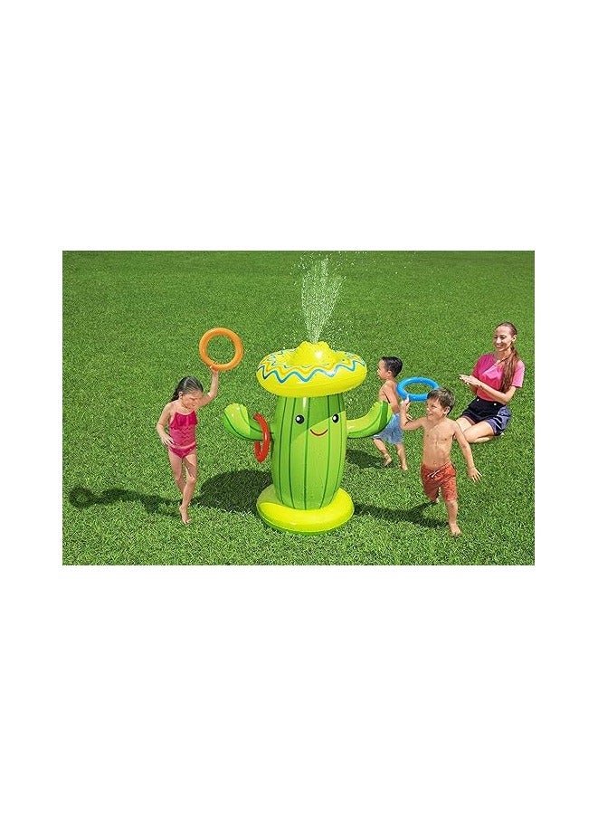 Bestway Spiky Cacti Sprinkler - Fun and Unique Outdoor Water Sprinkler for Kids, Perfect for Summer Water Play and Lawn Decoration - Image 2