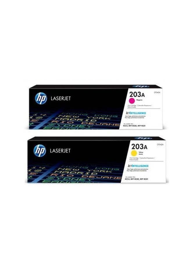 HP حزمة مكونة من 4 خراطيش حبر أصلية HP 203A LaserJet باللون الأسود والسماوي والأصفر والأرجواني - Image 5