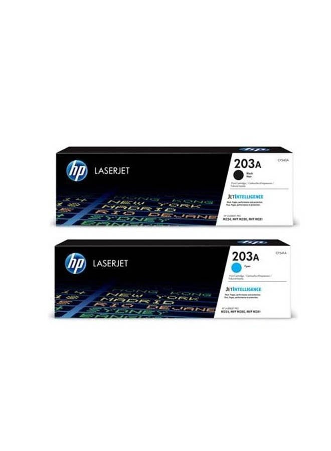 HP حزمة مكونة من 4 خراطيش حبر أصلية HP 203A LaserJet باللون الأسود والسماوي والأصفر والأرجواني - Image 4