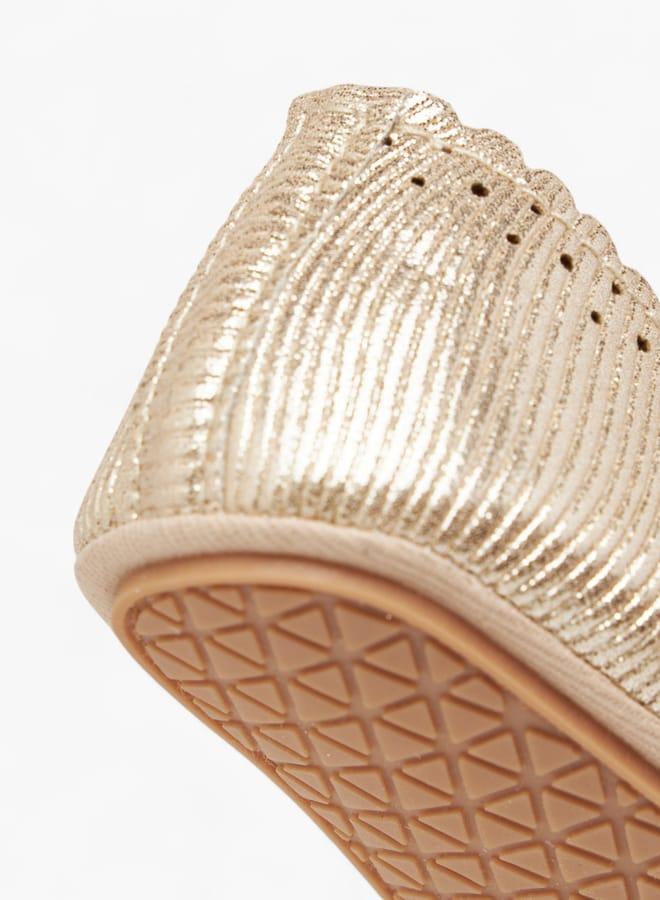 Barefeet Girls Perforated Booties with Hook and Loop Closure Ramadan Collection - Image 4