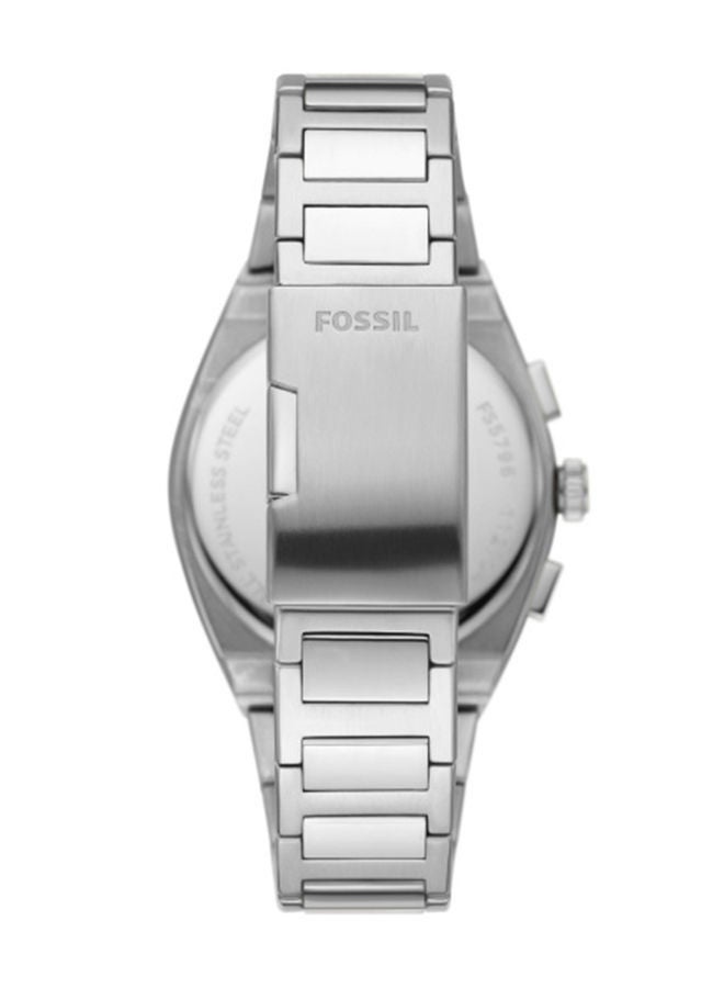 فوسيل ساعة يد كرونوغراف بسوار من الاستانلس ستيل طراز FS5795 رجال - Image 2