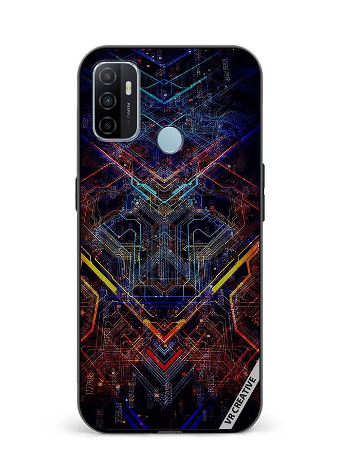 VR CREATIVE Protective Case Cover For Oppo A53 Design Multicolour - Image 1