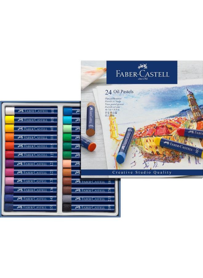 FABER-CASTELL - FC Oil  Pastel Creative Studio 24 Cls - Image 1