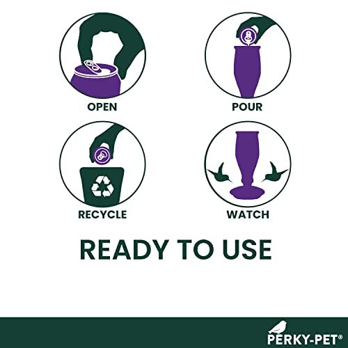 Perky-Pet 522 Ready-to-Use Clear Hummingbird Nectar in Recyclable Aluminum Can - 4 Cans, 16 oz Each - 64 Fl oz - Image 5