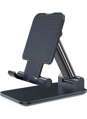 OKMORE Desktop Foldable Tablet and Phone Holder Stand Black