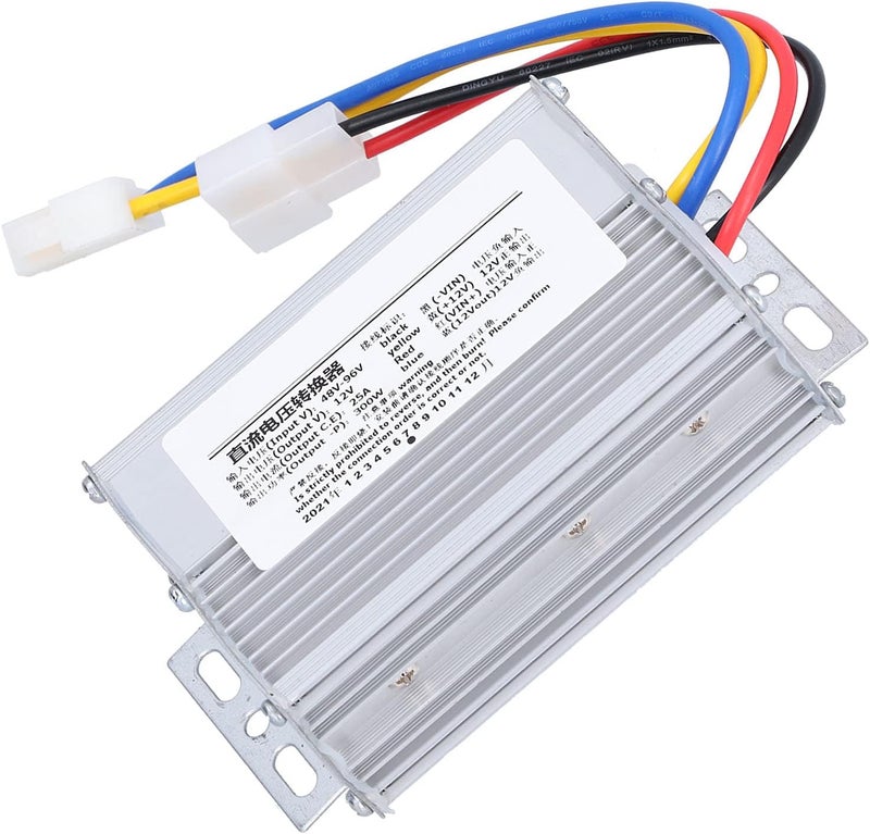Karlak DC Converter 48V 96V to 12V Converter Voltage Regulator 25A 300W Stable Output Power Transformer with Aluminum Alloy Shell for 48V 96V DC to 12V - Image 5