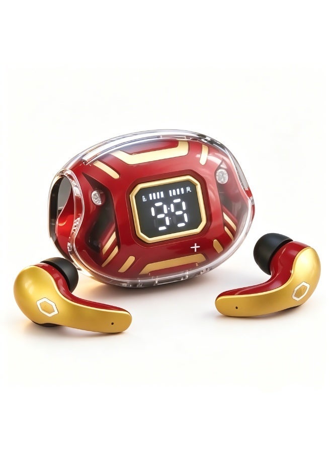 basix Basix Iron Man Mecha Tws Wireless Bluetooth Earbuds With Led Digital Display Charging ZC118F3CA223A1BEDC6E3Z