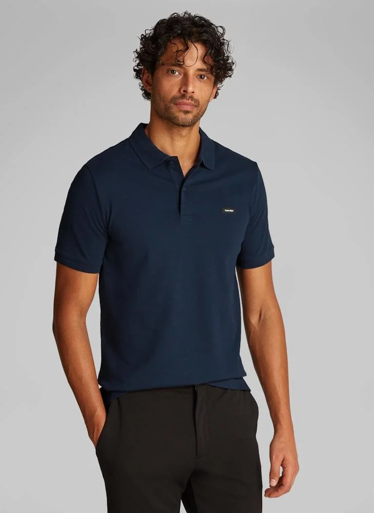 CALVIN KLEIN Stretch Pique Slim Polo