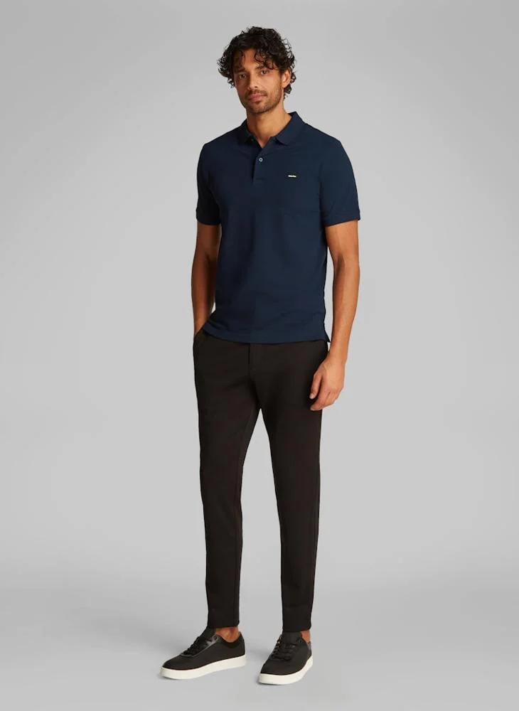 كالفن كلاين Slim Stretch Pique Polo