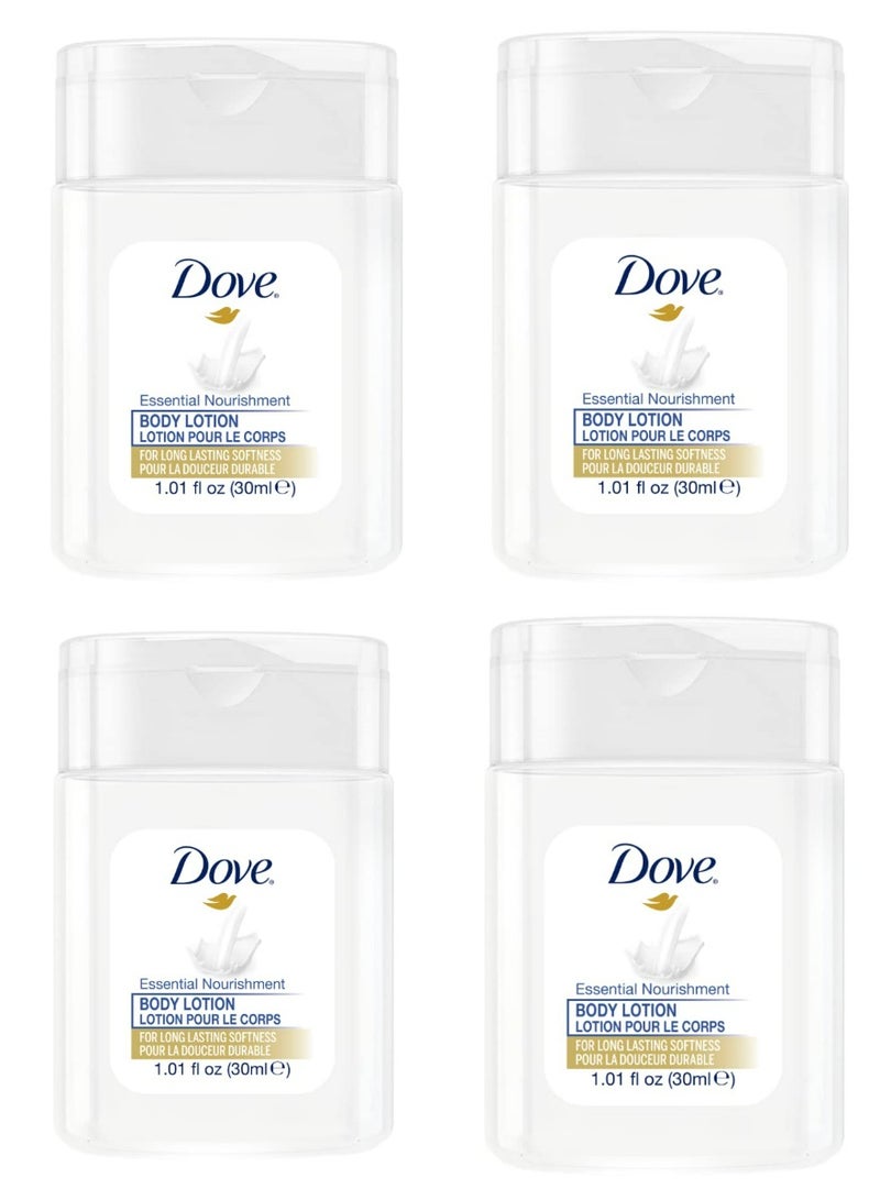 دوف لوشن الجسم المغذي بعمق 30 مل 4 قطع - Image 1