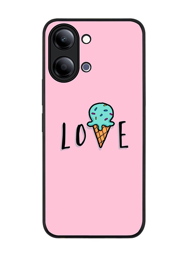 Stylizedd For vivo Y21 / Y11 Case,Slim fit Camera Protection, Shockproof Thin Phone cover  - LoveIcecream Cone - Image 1