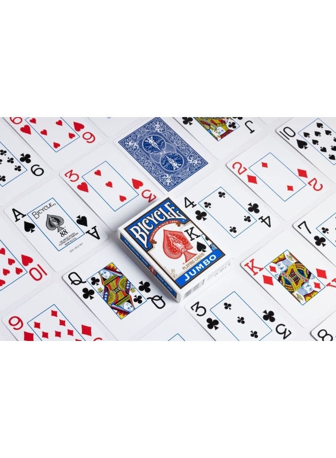 Bicycle Playing Cards, Jumbo Index, Set of 2 - Image 1