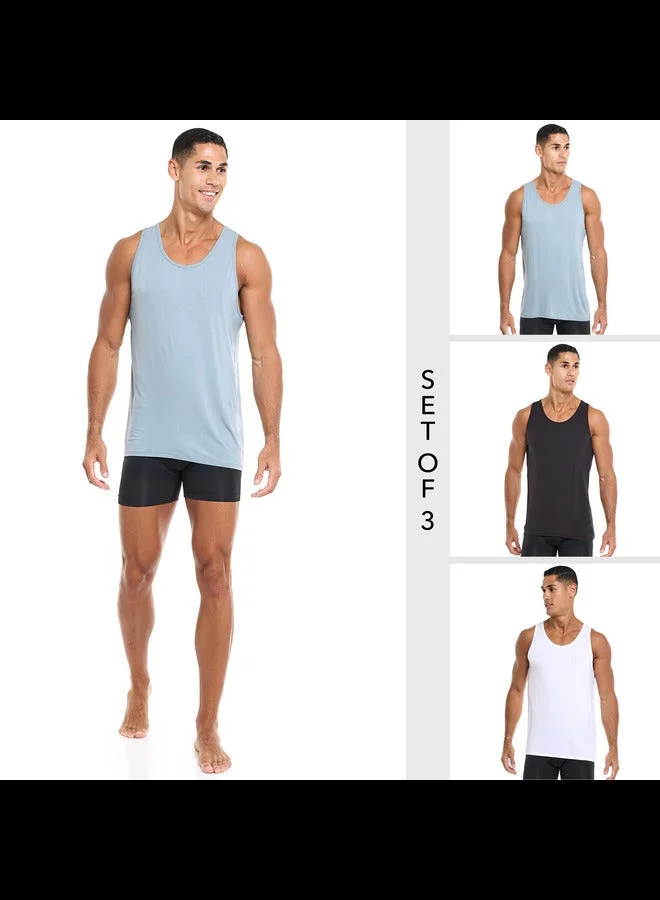 Hanes  OSSTA3 Tank Mens Hanes P3 MRL Originals SuperSoft for Men | Best Price UAE