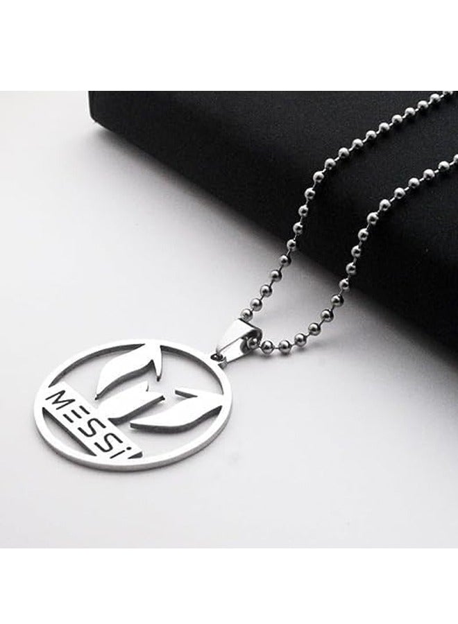 Soccer star Necklace, Messi Football Necklace, Football necklace for boys, Football chain, Metal gift box packaging, Suitable as a gift - Image 4