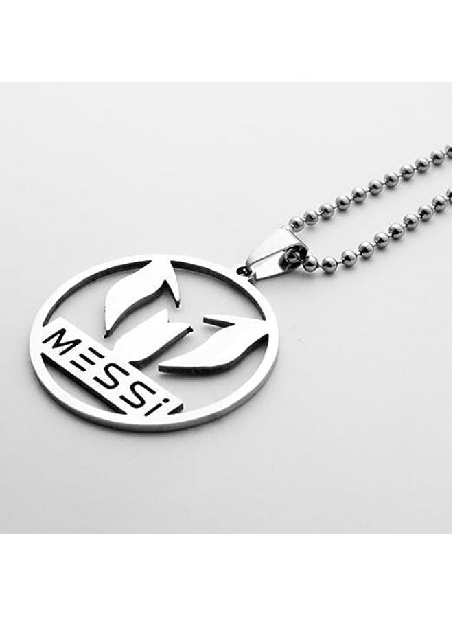 Soccer star Necklace, Messi Football Necklace, Football necklace for boys, Football chain, Metal gift box packaging, Suitable as a gift - Image 2
