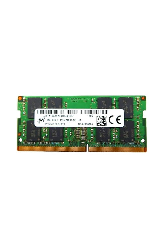 مايكرون وحدة ذاكرة الكمبيوتر المحمول Micron MTA16ATF2G64HZ-2G3E1 قطعة غيار بديلة متوافقة لـ MTA16ATF2G64HZ 16GB 2Rx8 DDR4 SO-DIMM PC4-19200 2400MHz 260-Pin Non-ECC CL17 1.2V  - Image 1