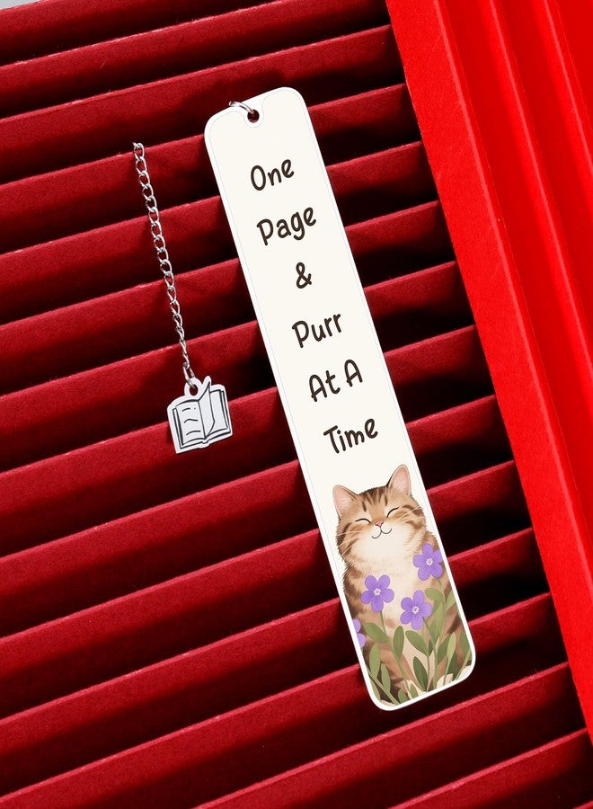 Vanlovemac Cat Easter Basket, Easter Gifts for Women, Cat Bookmark, Book Marks for Reading Kids Women Friends, Stocking Stuffers for Cats Lovers, Book Club Gifts, Bookish Gifts - Image 2