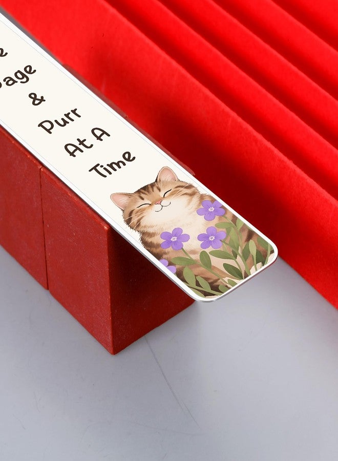 Vanlovemac Cat Easter Basket, Easter Gifts for Women, Cat Bookmark, Book Marks for Reading Kids Women Friends, Stocking Stuffers for Cats Lovers, Book Club Gifts, Bookish Gifts - Image 4