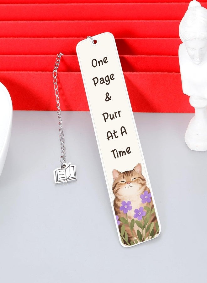 Vanlovemac Cat Easter Basket, Easter Gifts for Women, Cat Bookmark, Book Marks for Reading Kids Women Friends, Stocking Stuffers for Cats Lovers, Book Club Gifts, Bookish Gifts - Image 5