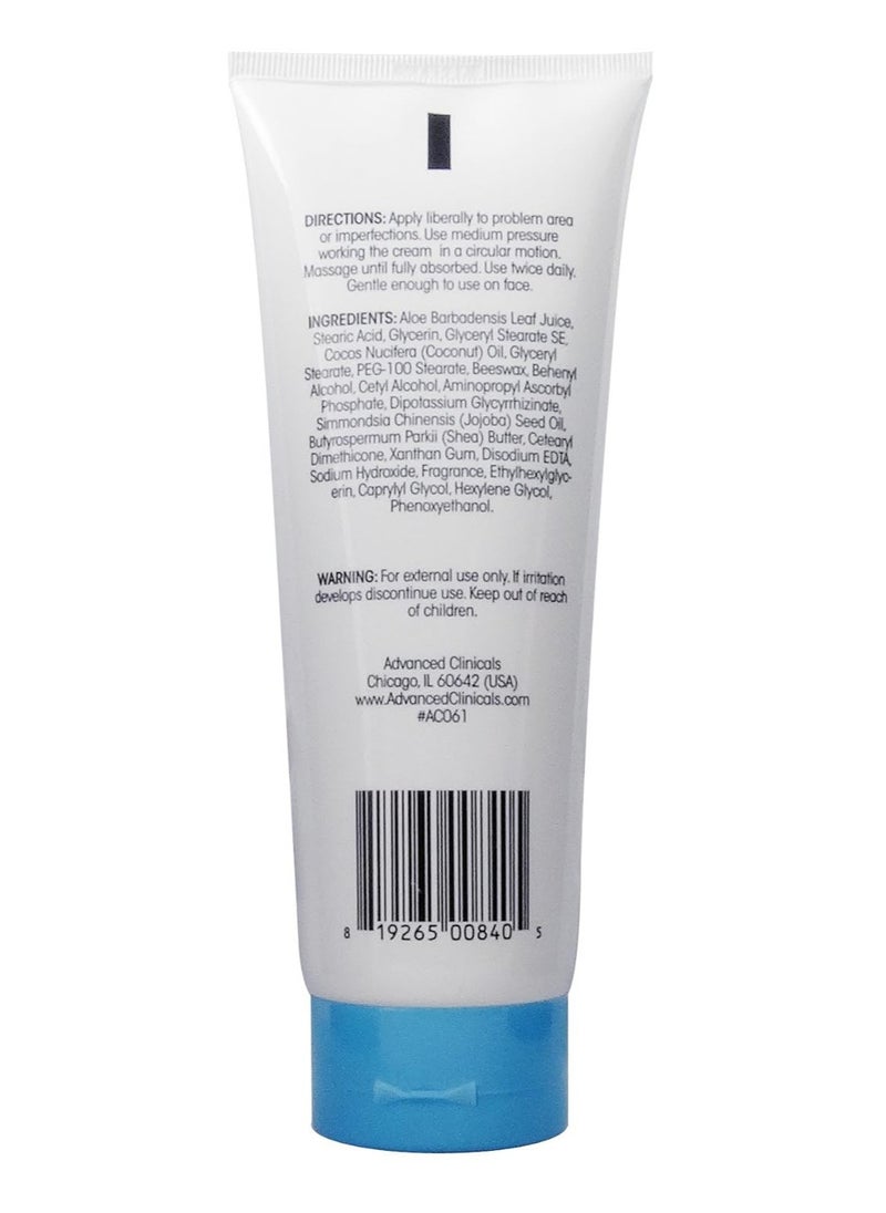 Advanced Clinicals - Advanced Clinicals Dark Spot Vitamin C Cream For Face, Hand & Body Lotion, Anti Aging Therapeutic Skin Care Moisturizer Lotion Reduces Appearance Of Age Spots, Blotchy Skin, & Wrinkles, Large 8 Fl Oz - Image 1
