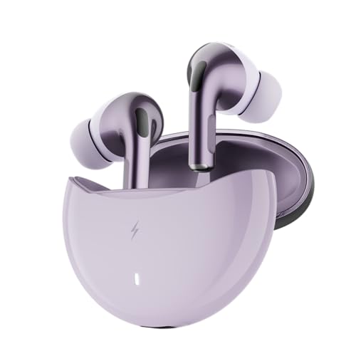 Fire-Boltt Aero TWS Earbuds Custom EQ, Wireless Bluetooth 5.4, Music & App Support, 50H Playtime, Fast Charging Case, 50ms Low Latency for Gaming, Touch Controls, IPX4 Waterproof, Clear Calls - Lilac - Image 1