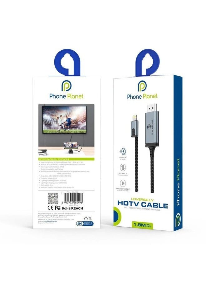فون بلانيت كابل Lightning إلى HDMI بدقة 1080  - Image 2