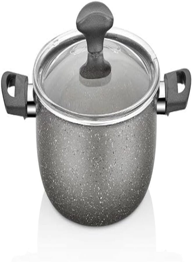 Papilla - FRED - 20 cm DEEP Casserole - Grey - Gas Stove - Made in Turkey