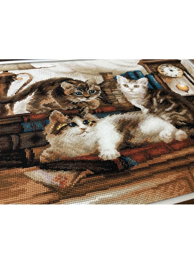Riolis Cross Stitch Kit - 1247 - Furry Friends - Image 5