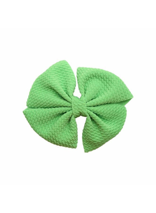 CÉLLOT 40 Pieces 4" Hair Bows Alligator Hair Clips for Baby Girls Toddlers Children Photographic Hair Accessories (20 Colors in Pairs) - Image 5