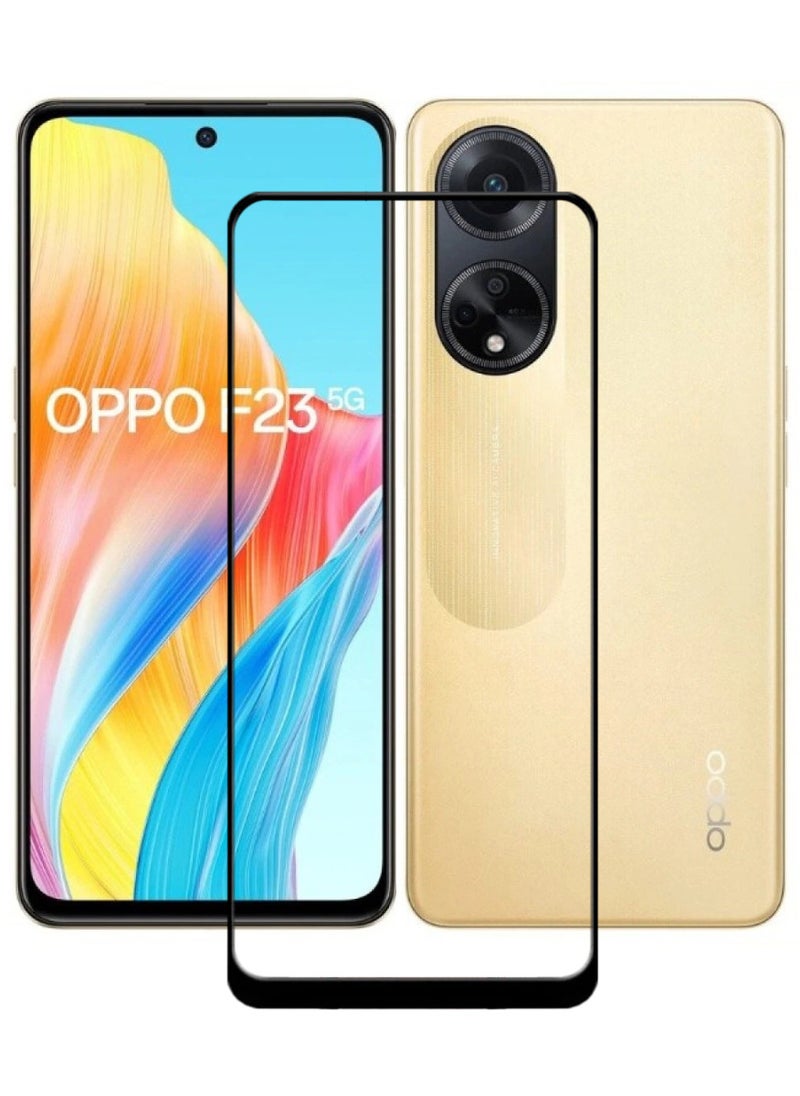 ACLIX 2 Pieces Antistatic ESD Dustproof Premium Quality High Definition Tempered Glass Screen Protector Designed For Oppo F23 - Image 1