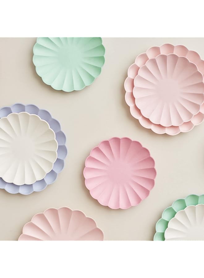 Meri Meri Cream Simply Eco Small Plates - Image 3