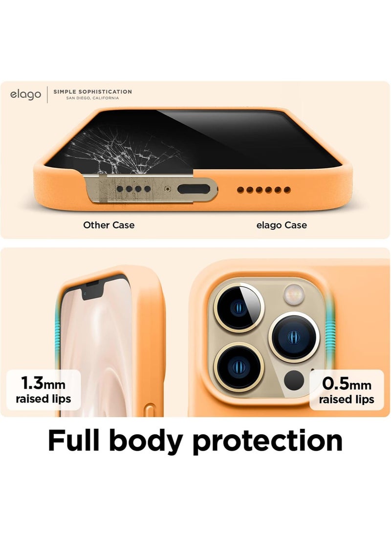 Elago - Silicone for iPhone 13 Pro MAX Case Cover - Orange - Image 1