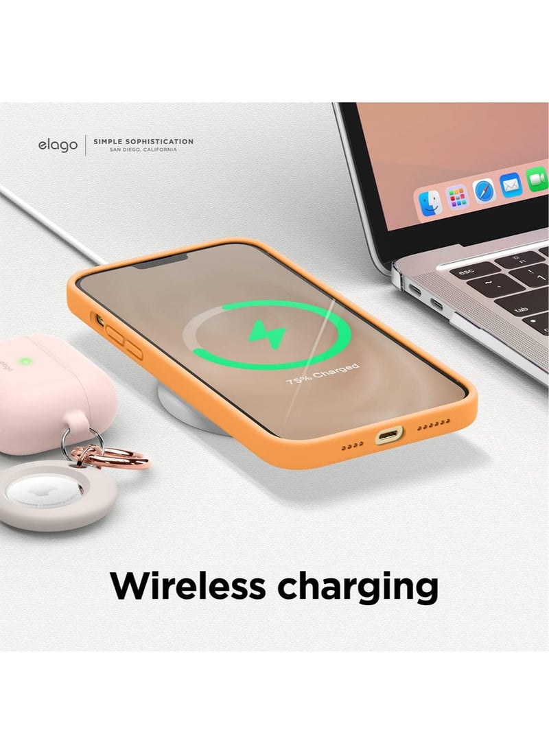 Elago - Silicone for iPhone 13 Pro MAX Case Cover - Orange - Image 1
