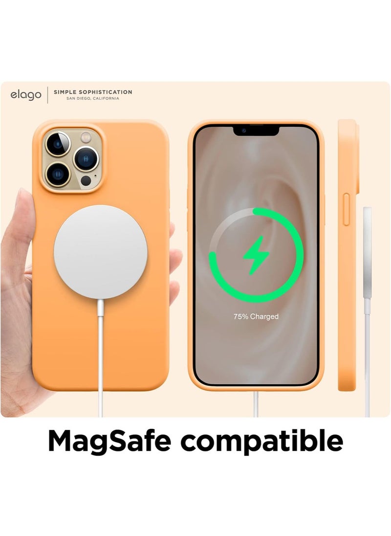 Elago - Silicone for iPhone 13 Pro MAX Case Cover - Orange - Image 1