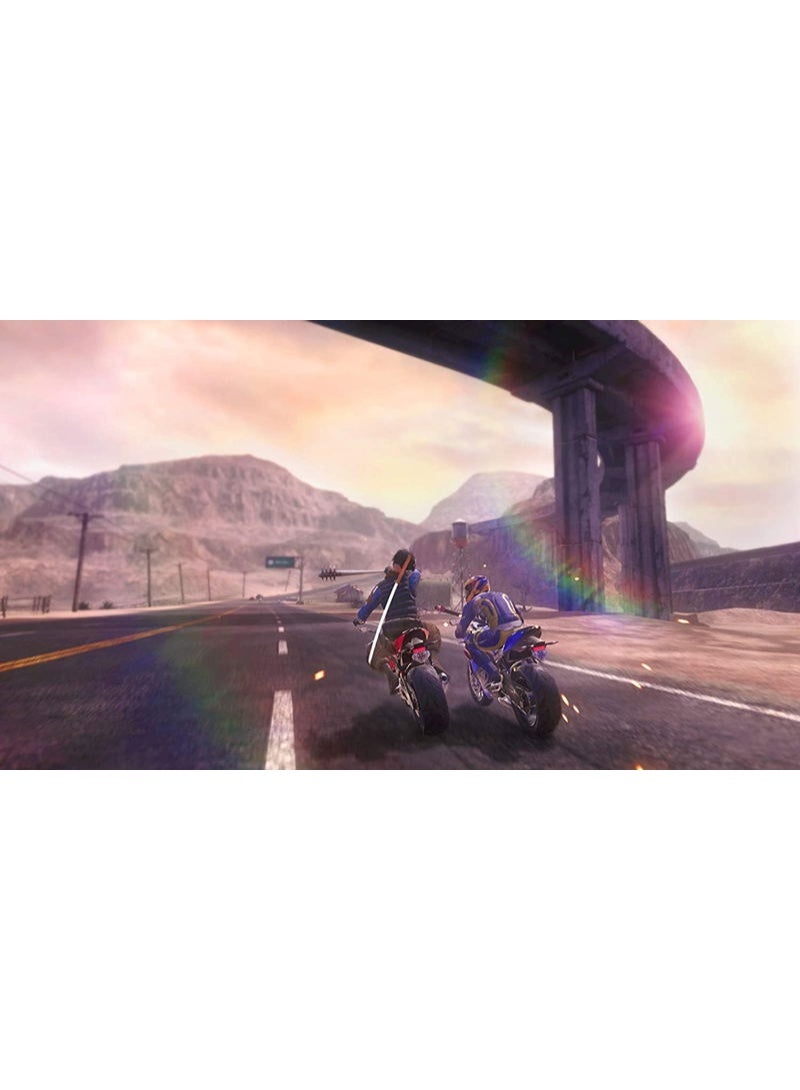 تريب واير Road Redemption (PS4) – لعبة سباقات دراجات نارية وأكشن قتالي | مطاردات سريعة وقتال عصابات | تعاوني/تنافسي - playstation_4_ps4 - Image 2
