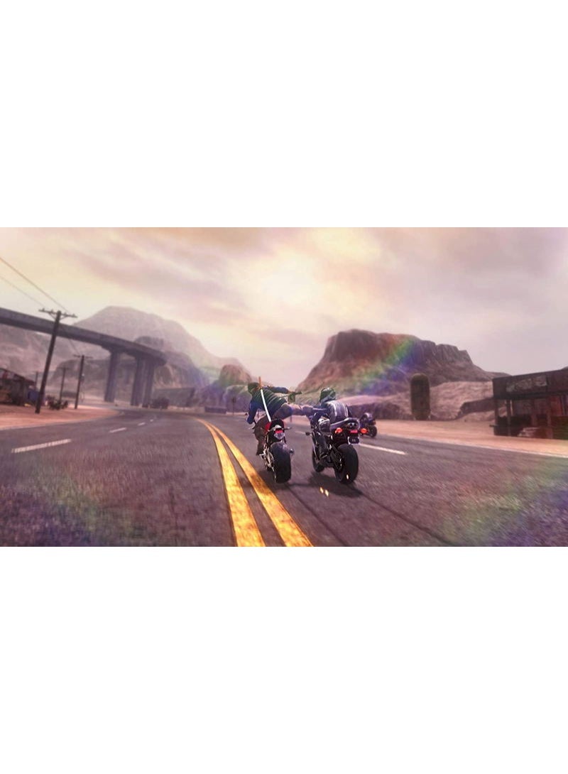 تريب واير Road Redemption (PS4) – لعبة سباقات دراجات نارية وأكشن قتالي | مطاردات سريعة وقتال عصابات | تعاوني/تنافسي - playstation_4_ps4 - Image 4