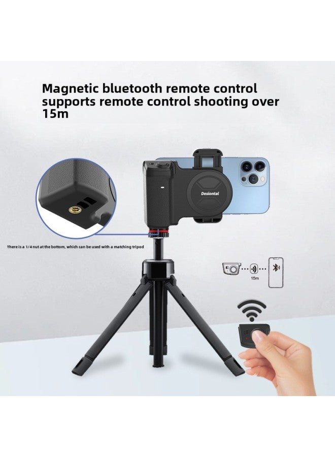 Strict Selection Of Bluetooth Remote Control Mobile Phone Camera Assistant Portable Mobile Phone Remote Control Live Camera Anti-shake Camera Assistant-Colour:J01 Small Desktop Tripod (please See Details For Pictures)  - Image 3