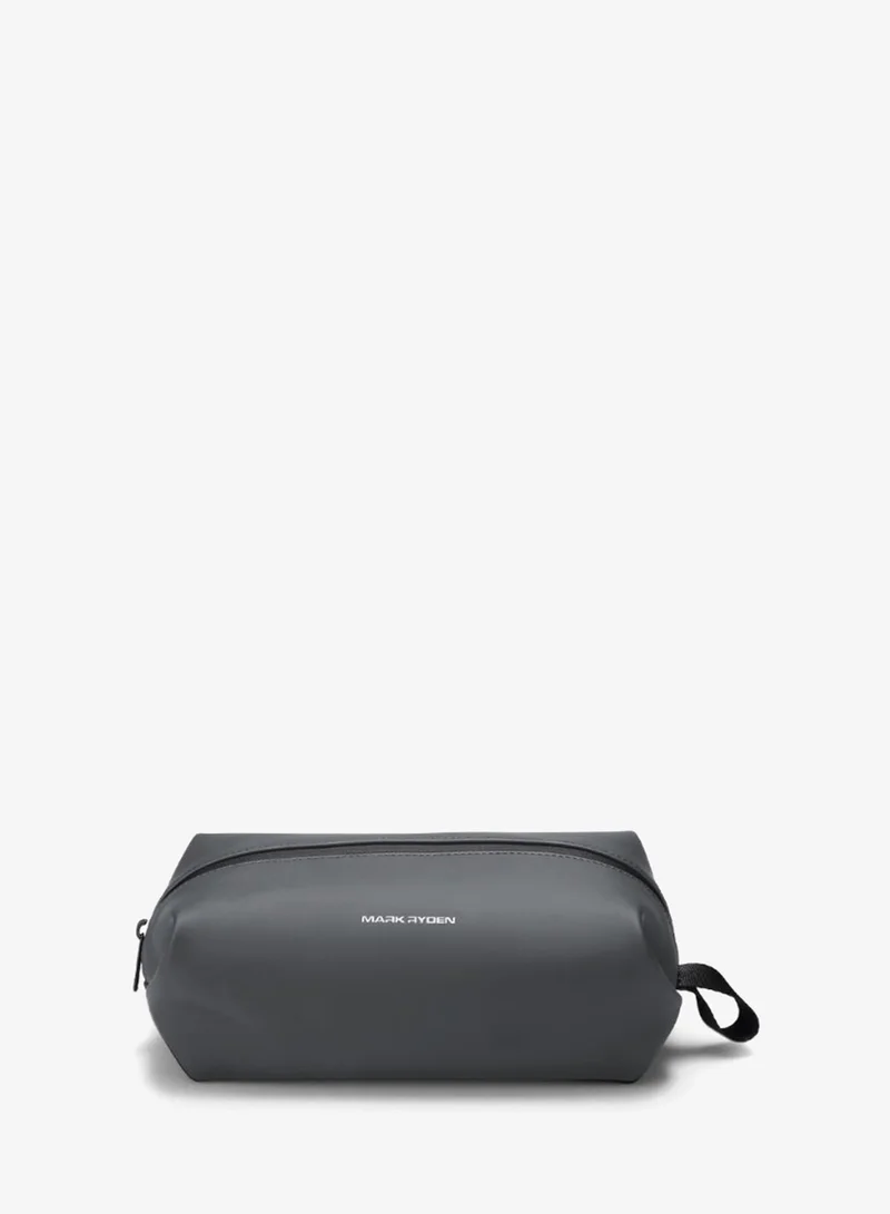 MARK RYDEN Mark Ryden MR-35 Grey Travel Organizer Pouch – Lightweight Oxford Waterproof Tech Bag with Wrist Strap – Minimalist Storage for Cables, Gadgets, and Accessories