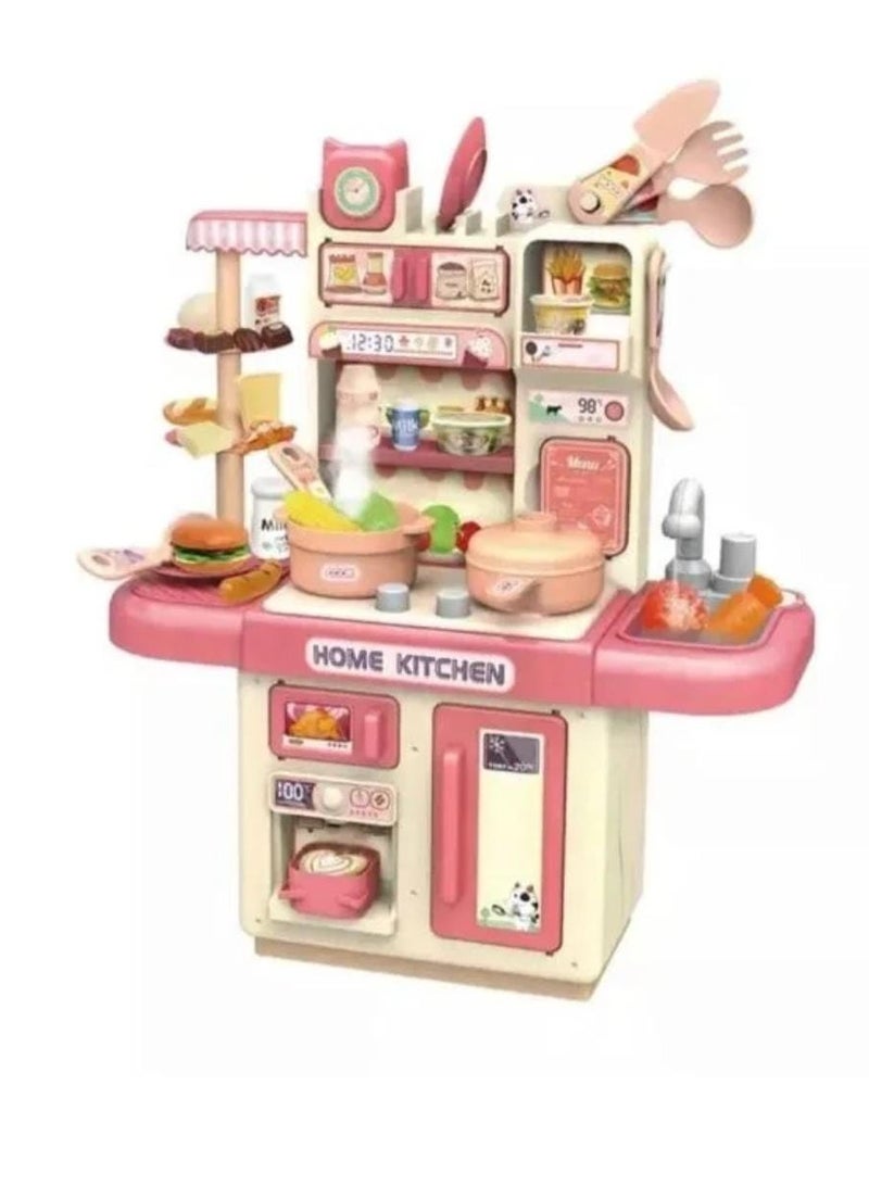 Children's kitchen with water tap and a set of basic kitchen pieces, size: height 36cm*30cm*width 13.5cm - Image 1