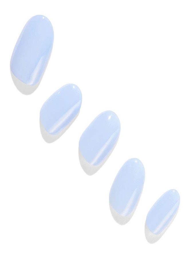 Dashing Diva Glaze | Gel Nail Stickers | Artificial Nails | Hardened Type | False Nails | Easy To Apply (Sky Blue) - Image 1