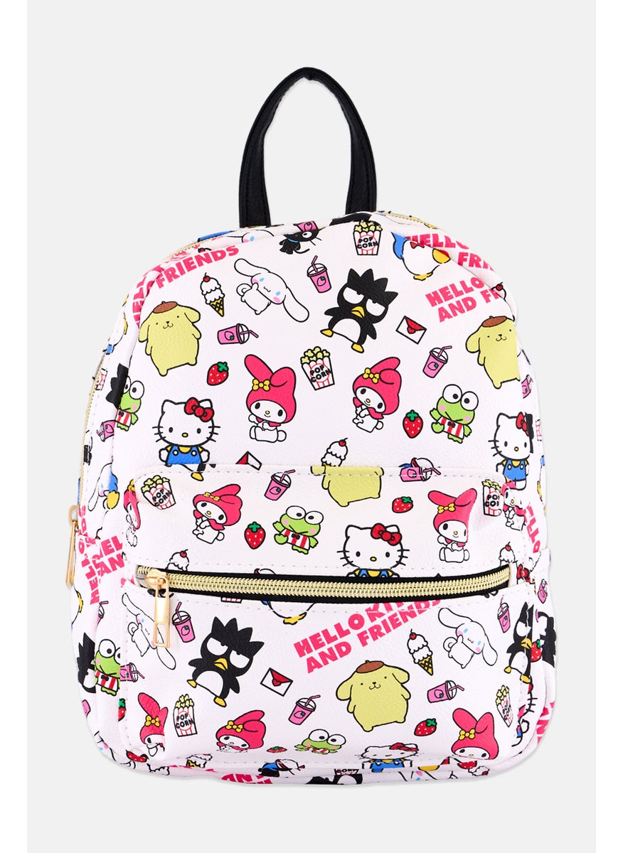 Kids Girl Graphic Bagpack 28 H x 22 L x 4 W cm, White - pzsku/ZC11A4B99C09D3D8D615EZ/45/_/1737642187/5777966a-3159-43f7-9bf1-e2bffd8f2252