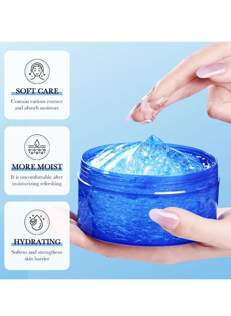 SADOER 300g Vitamin E Moisturizing Gel for Face & Body Refreshing & Moisturizing Gel Oil Control Deep Cleansing Brightening Skin Tone Shrinking Pores Natural Extracts Infused Face Cream Gel - Image 4