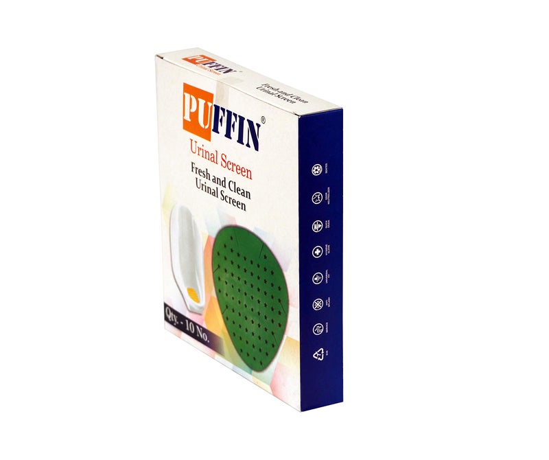 Puffin Fragrances Urinal Screen mat 4-Flavor 10 Unit (EXCITING New FRAGRANCES which Last for 30 Days) - Image 4