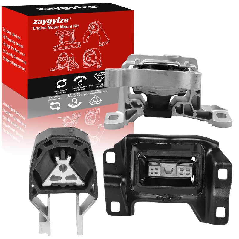 zaygyize 3 Pcs Engine Motor Mount Set Compatible with Ford Escape 2013 2014 2015 2016 16L 2017 2018 2019 15L Automatic Transmission Replace OE 3352 3214 3238 A5520 A5612 A5592 - Image 3