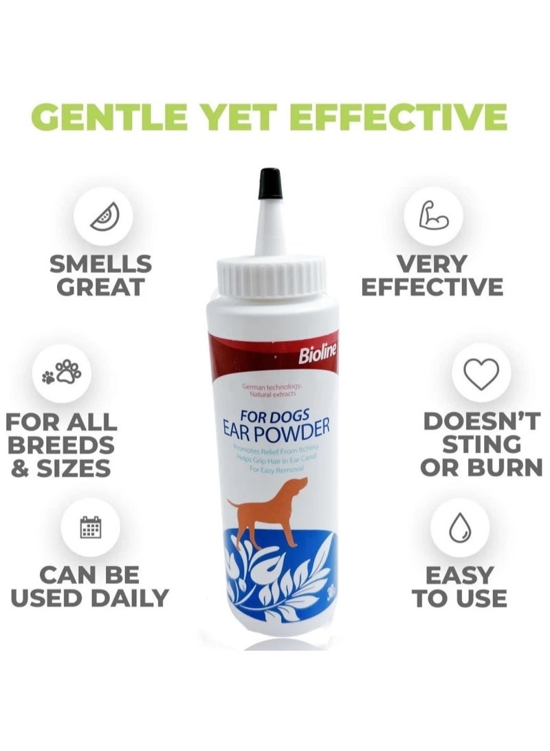 Bioline Ear Powder For Dogs  For Infections and Odor 2X30g - Image 4